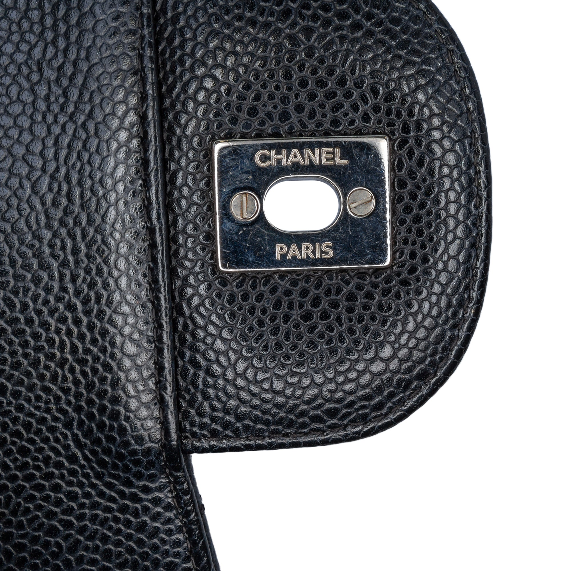 Jumbo Classic Caviar Double Flap