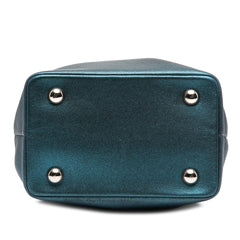 CC Metallic Calfskin Vanity Bag