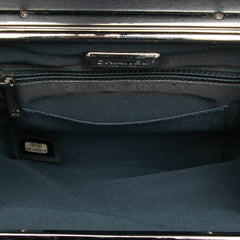 CC Metallic Calfskin Vanity Bag