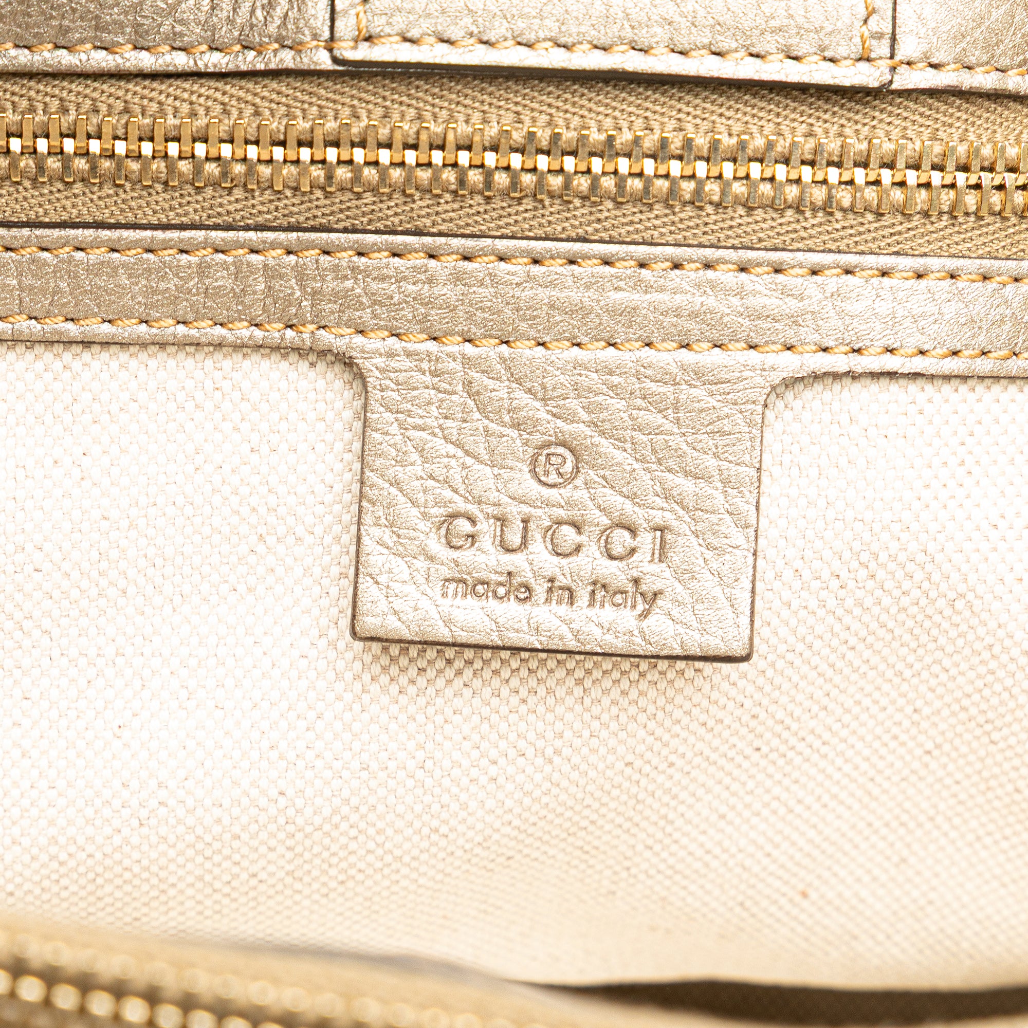Medium Calfskin Bamboo Shopper Satchel