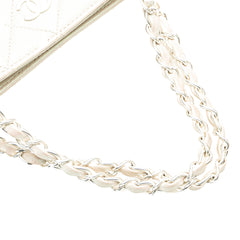 CC Quilted Irisdescent Lambskin Chain Handbag