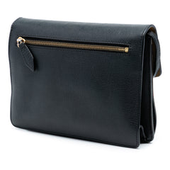 Small Leather and House Check Canvas Derby Macken Crossbody