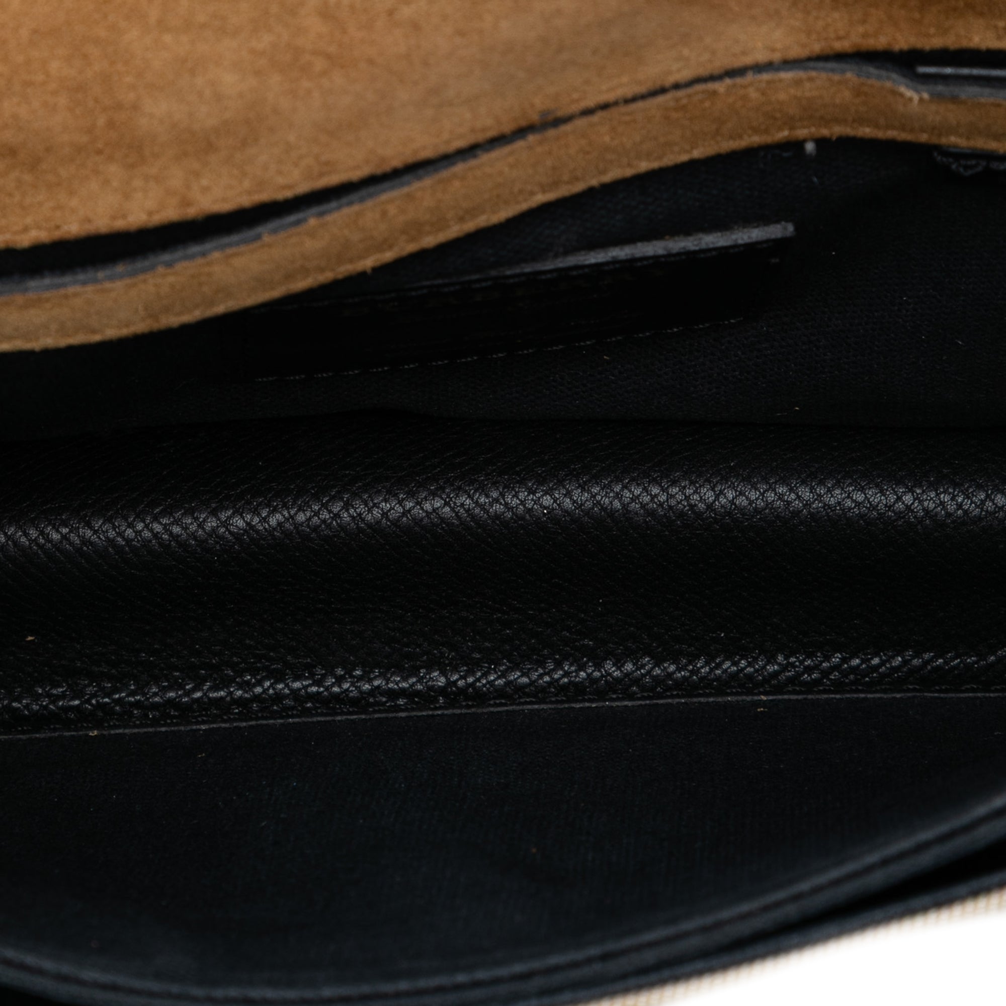 Small Leather and House Check Canvas Derby Macken Crossbody