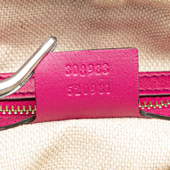 Patent Soho Chain Zip Shoulder Bag