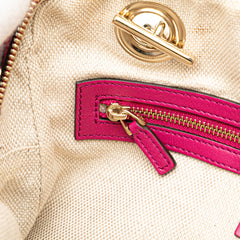 Patent Soho Chain Zip Shoulder Bag