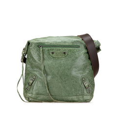 Lambskin Motocross Classic Day Messenger Bag