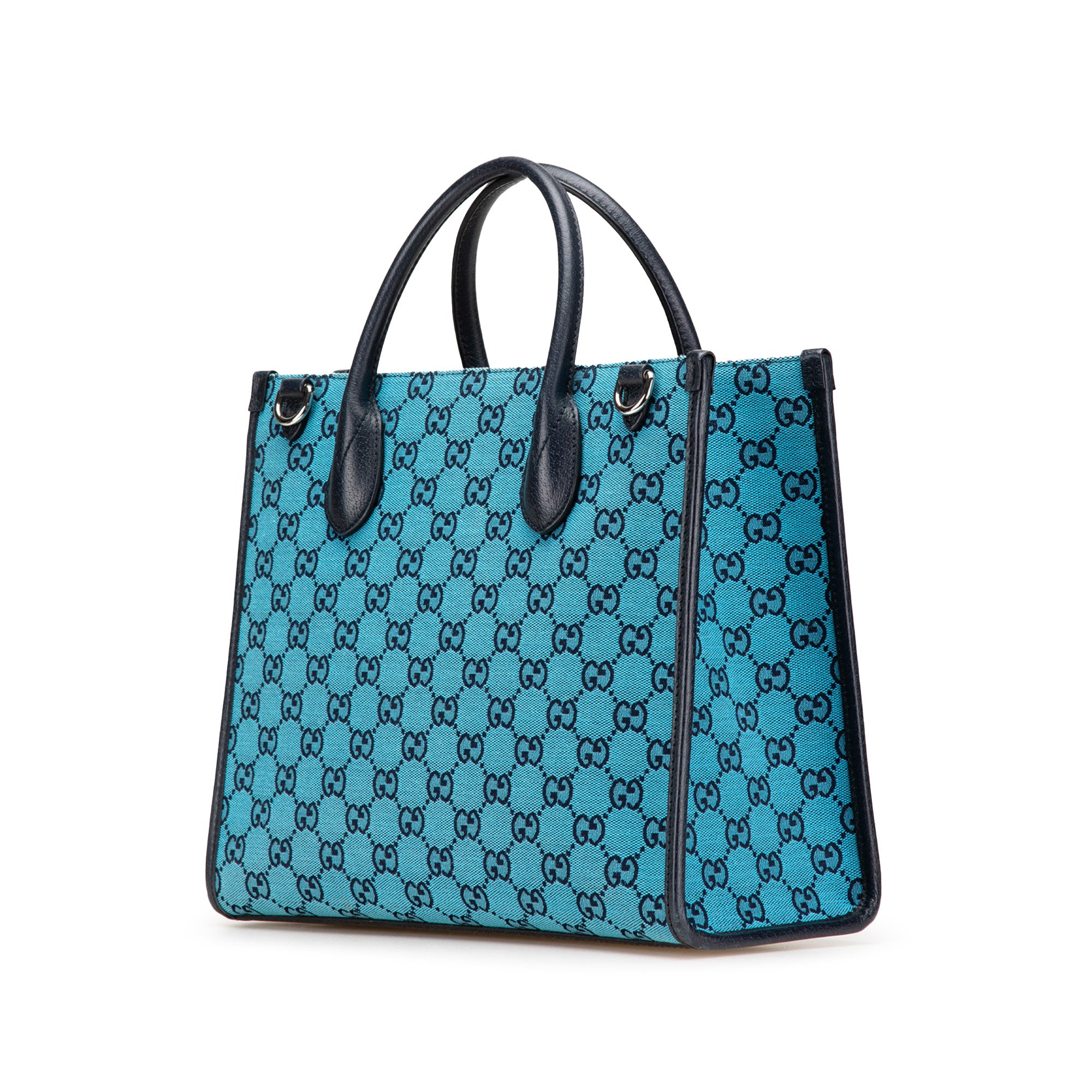 Small GG Canvas Interlocking G Tote