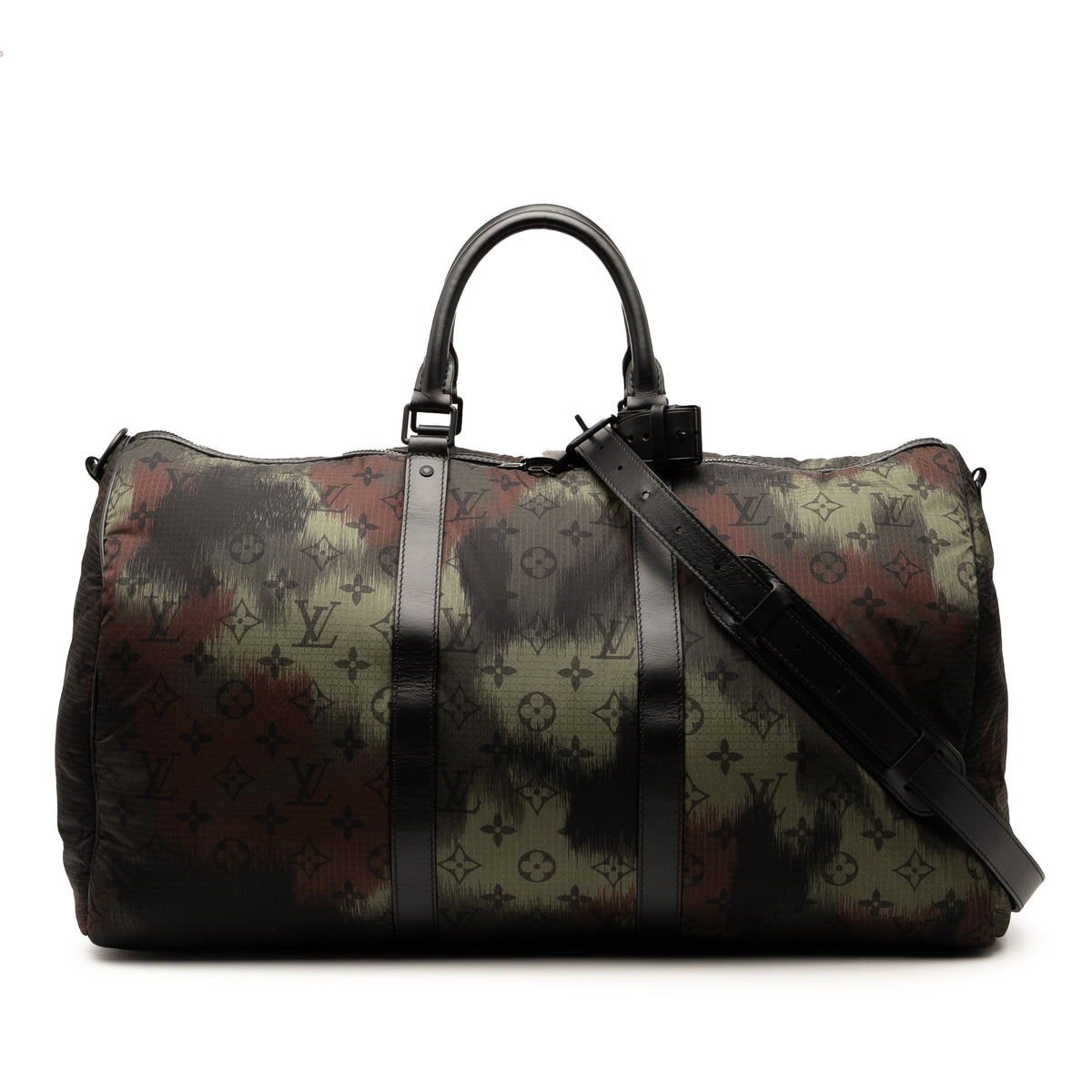 Monogram Camouflage Nylon Keepall Bandouliere 50