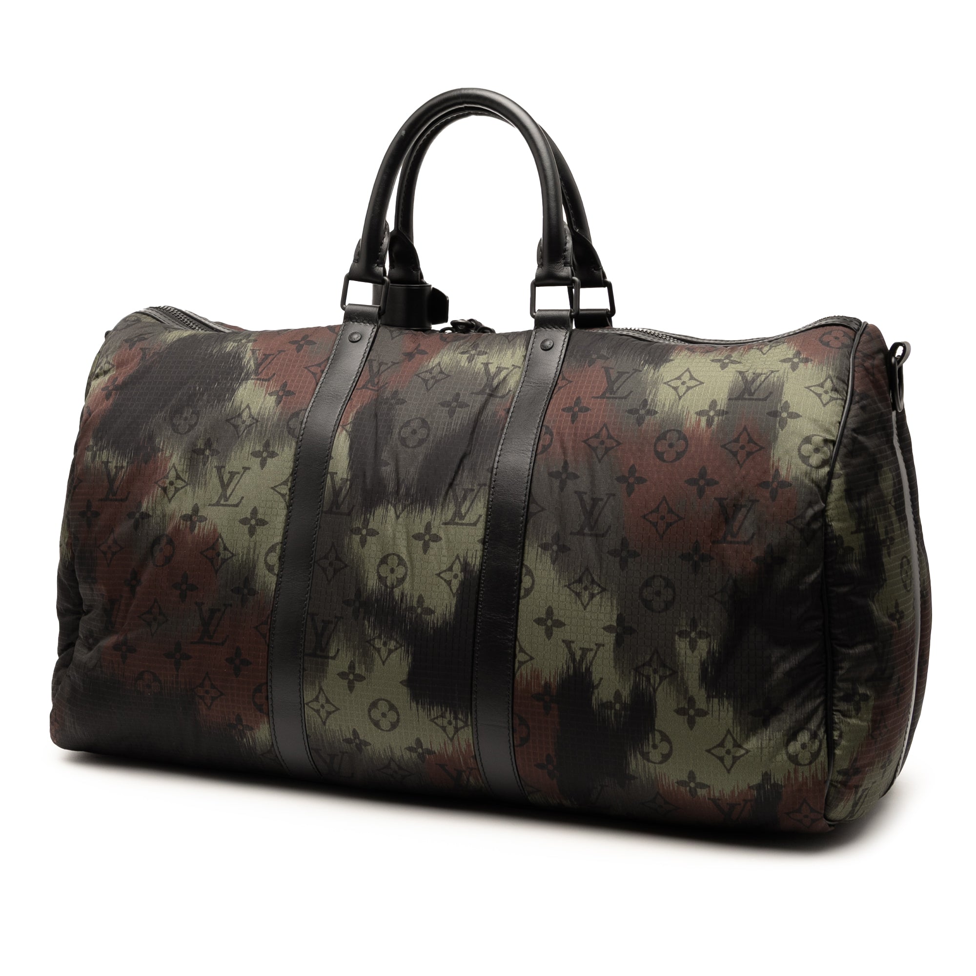 Monogram Camouflage Nylon Keepall Bandouliere 50