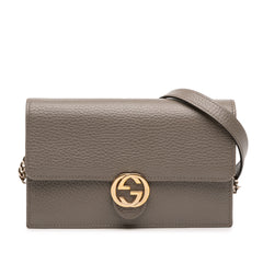 Interlocking G Dollar Calfskin Wallet on Chain