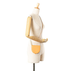 Small Soft Calfskin Heel Pouch