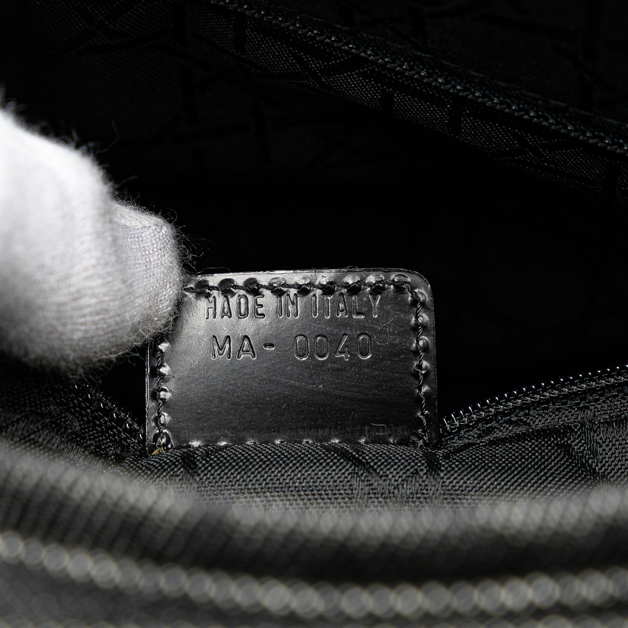 Large Denim Cannage Lady Dior