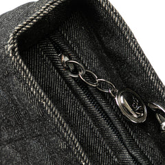 Large Denim Cannage Lady Dior