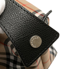 House Check Canvas Handbag