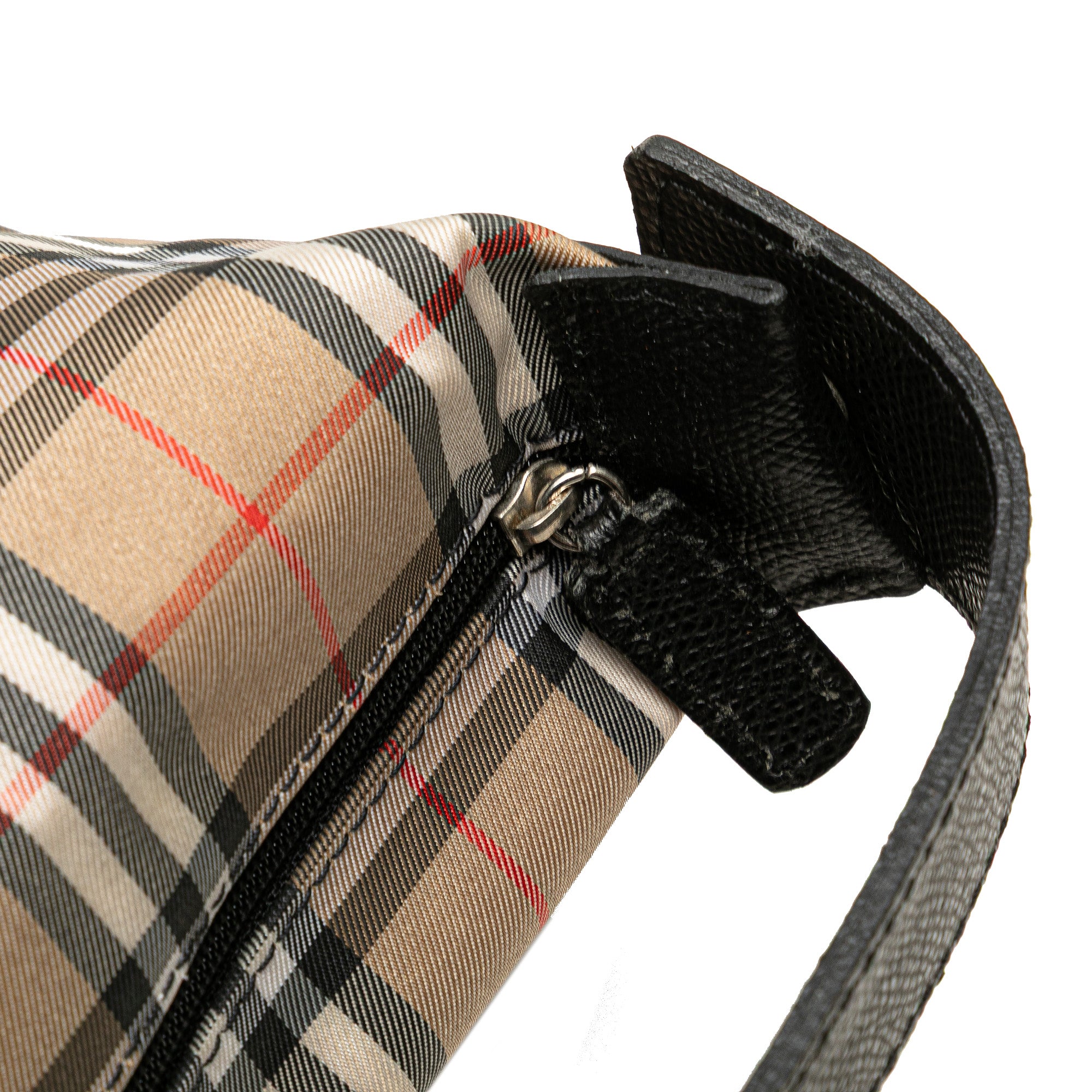 House Check Canvas Handbag