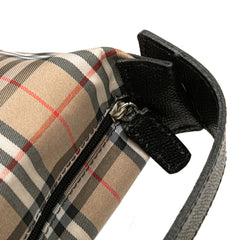 House Check Canvas Handbag