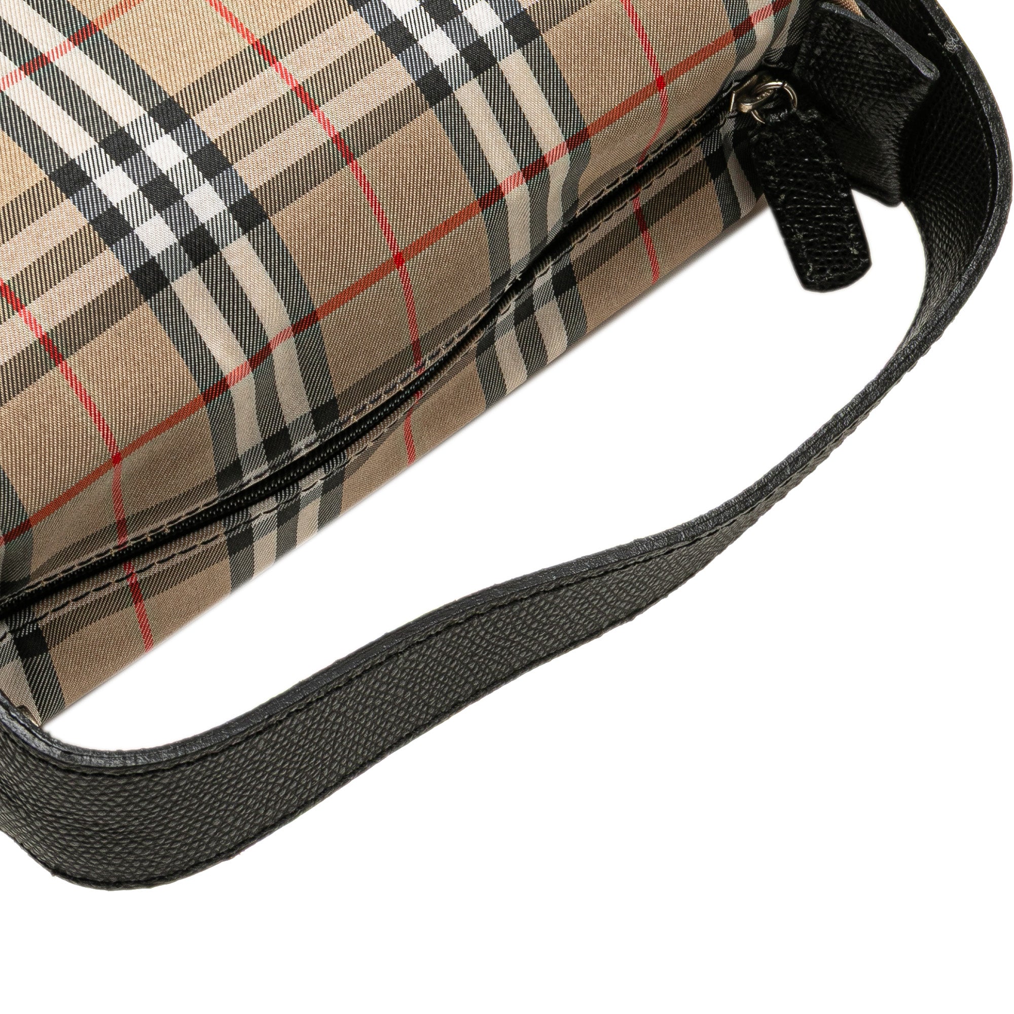House Check Canvas Handbag