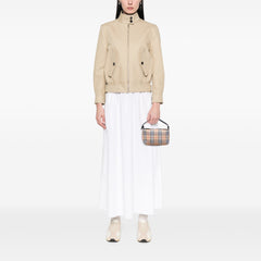House Check Canvas Handbag