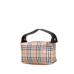 House Check Canvas Handbag