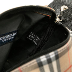 House Check Canvas Handbag