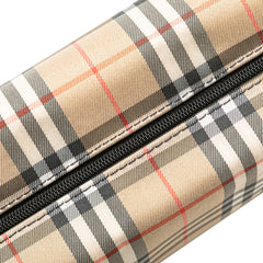 House Check Canvas Handbag