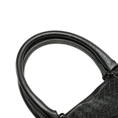 Leather Intrecciato Tote
