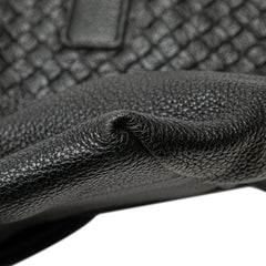 Leather Intrecciato Tote