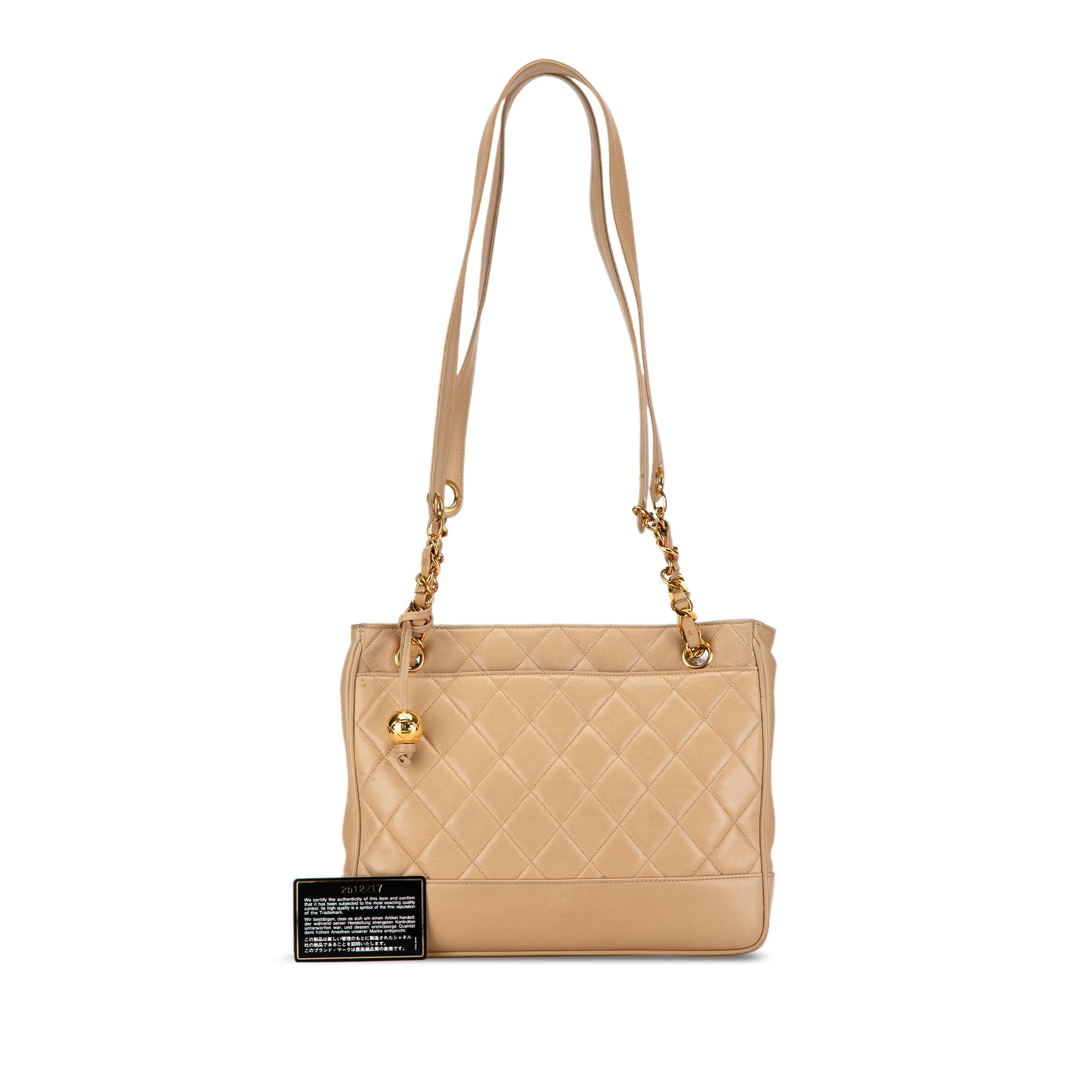 Quilted Lambskin Shoulder Bag
