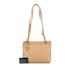 Quilted Lambskin Shoulder Bag