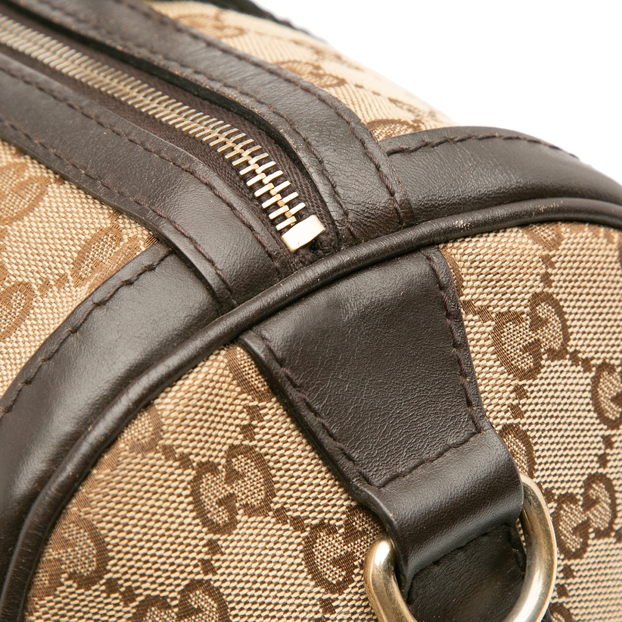 Medium GG Canvas Web Joy Boston Bag