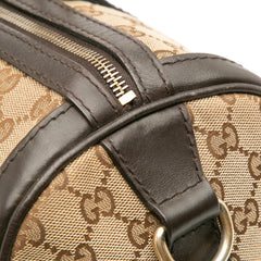 Medium GG Canvas Web Joy Boston Bag