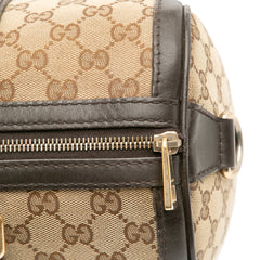 Medium GG Canvas Web Joy Boston Bag