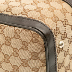 Medium GG Canvas Web Joy Boston Bag