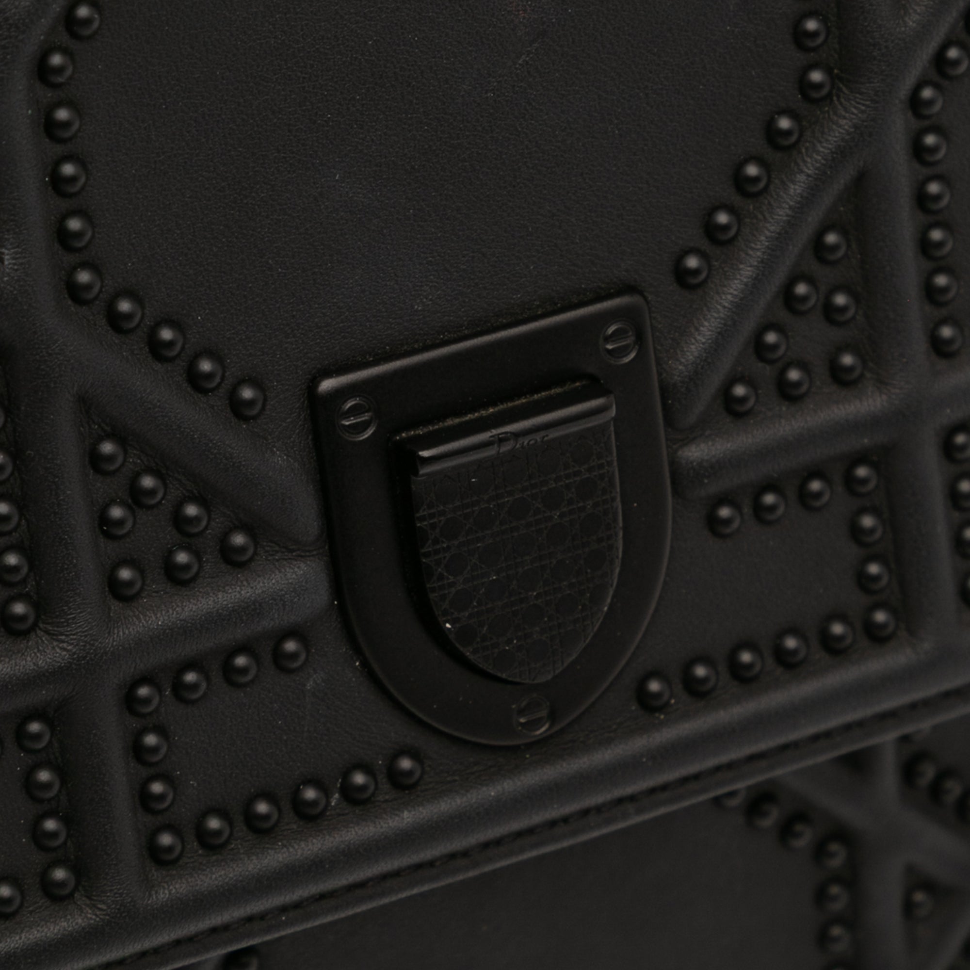Ultra Matte Calfskin Studded Vertical Diorama