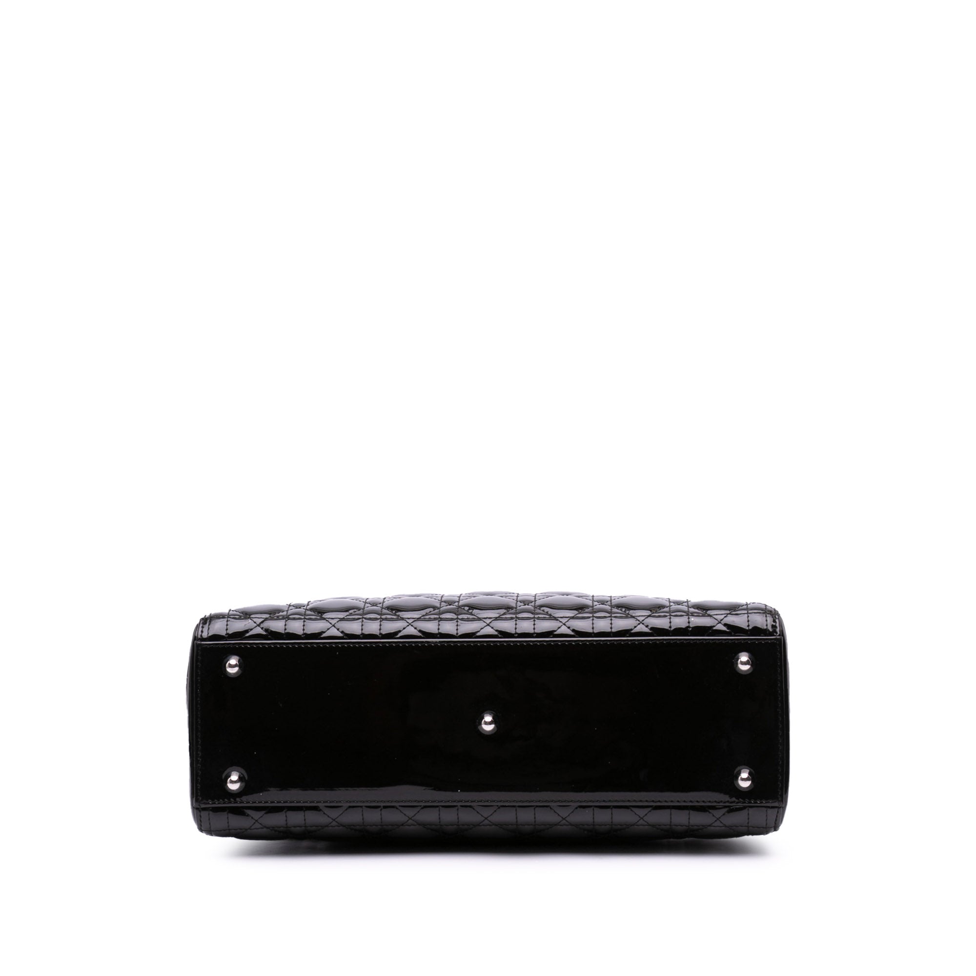 Large Patent Cannage Lady Dior