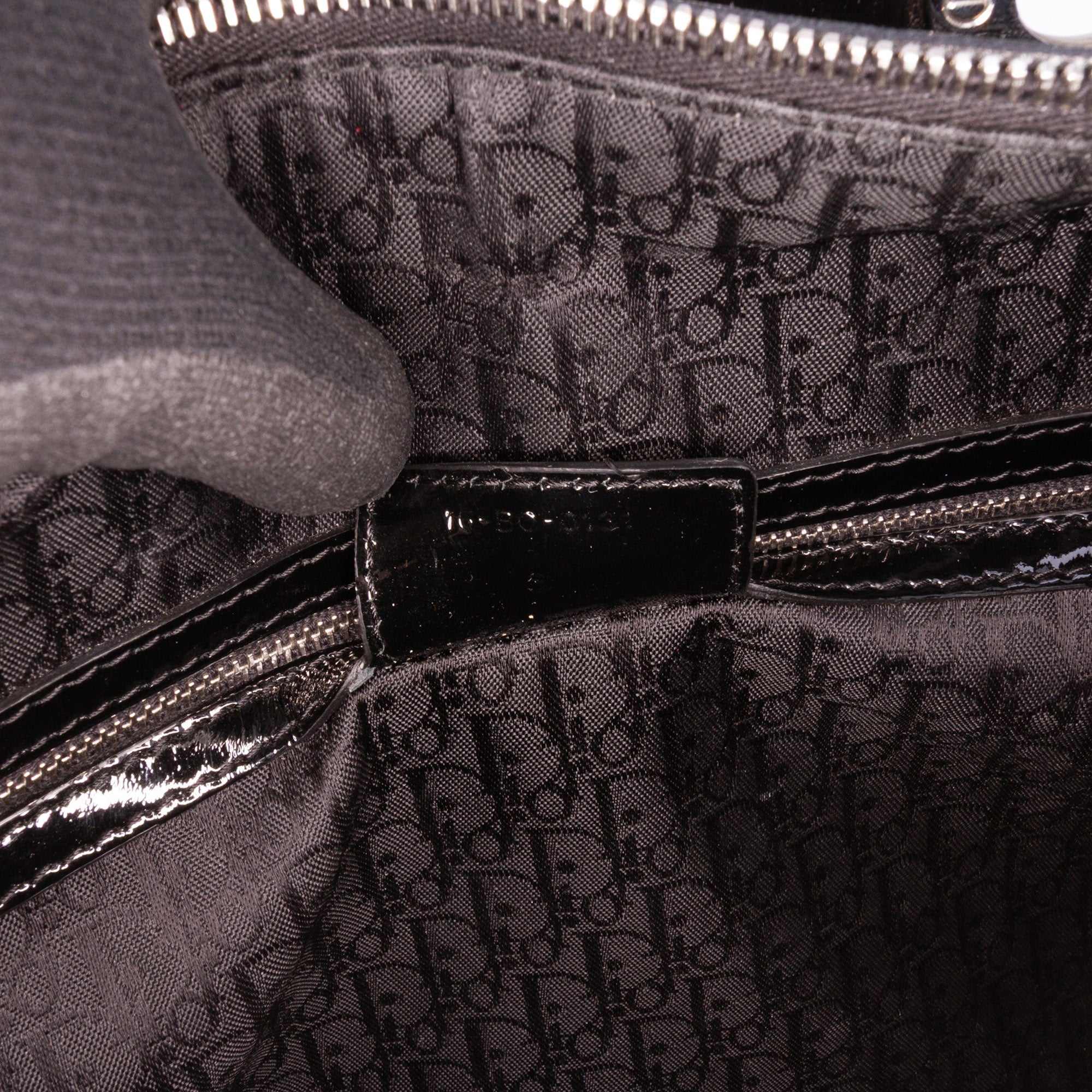 Large Patent Cannage Lady Dior