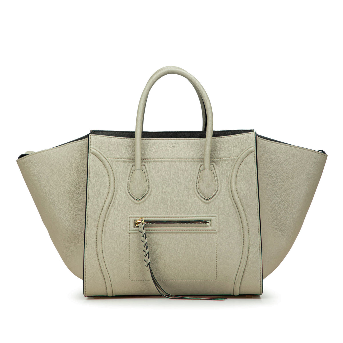 Medium Leather Luggage Phantom Tote