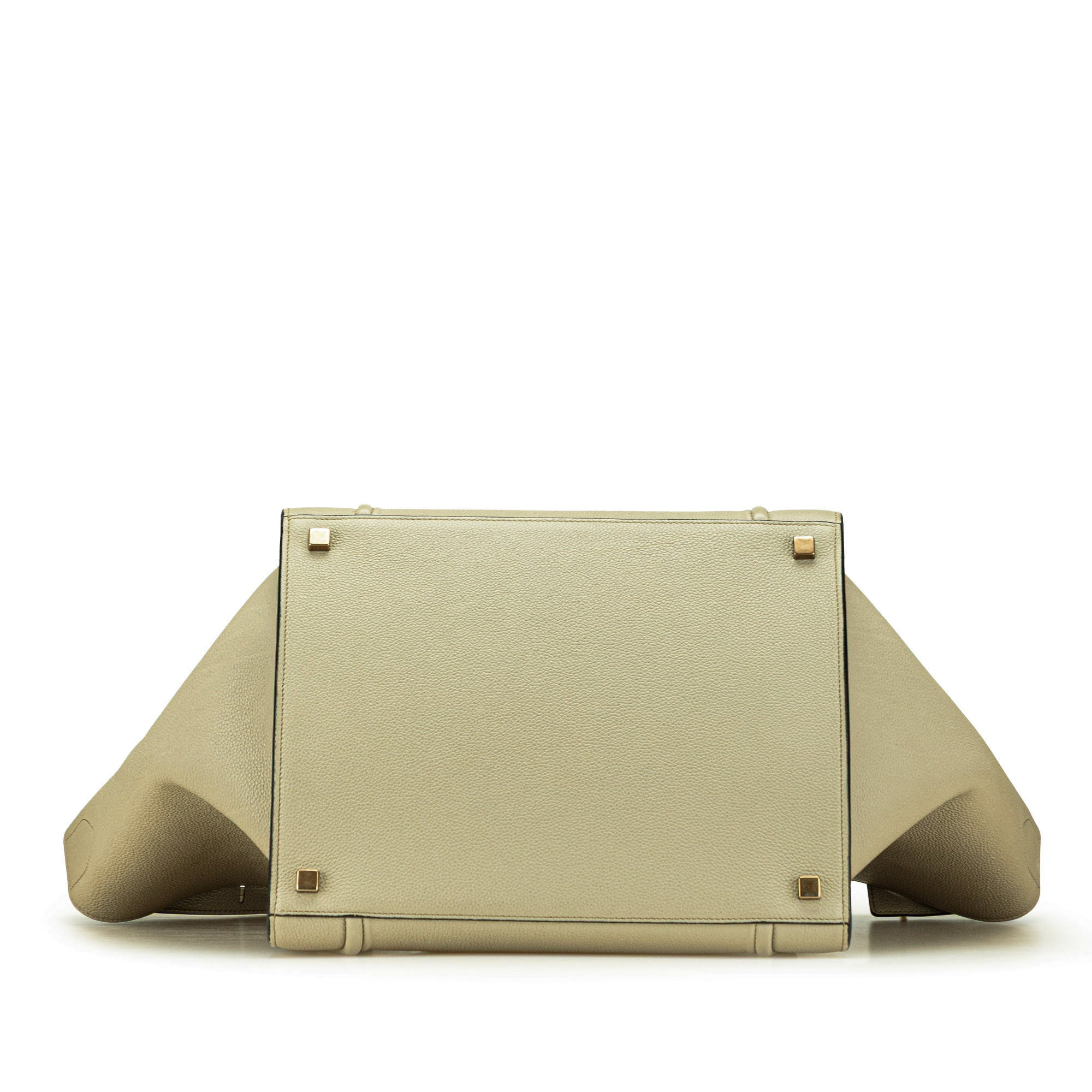 Medium Leather Luggage Phantom Tote