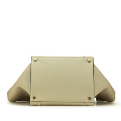 Medium Leather Luggage Phantom Tote