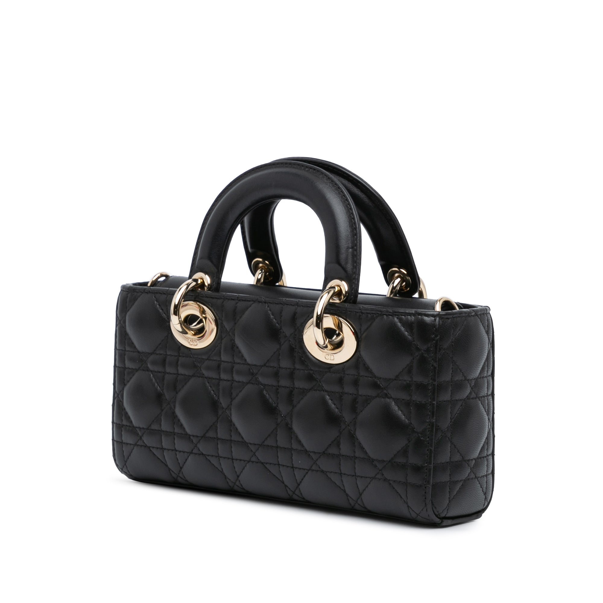 Small Lambskin Cannage Lady D-Joy