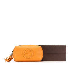 Leather Soho Cosmetic Pouch