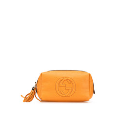 Leather Soho Cosmetic Pouch