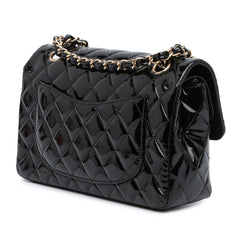 Small Classic Patent Double Flap