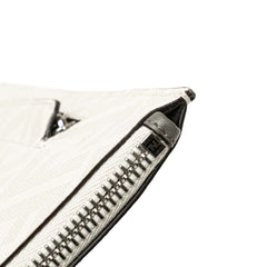 Zucca Coated Canvas FF 1974 Diagonal Vitello Liberty Clutch