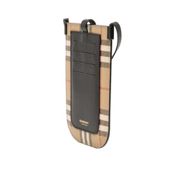 House Check Coated Canvas Phone Pouch Crossbody