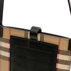 House Check Coated Canvas Phone Pouch Crossbody