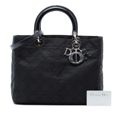 Large Nylon Cannage Lady Dior