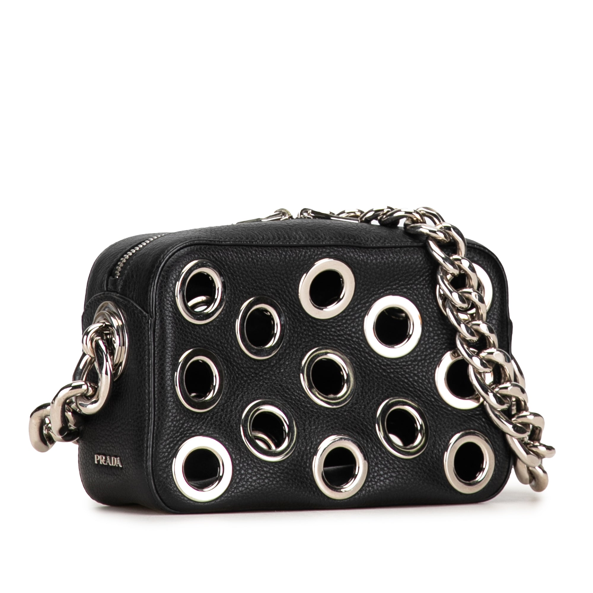 Grommet Vitello Daino Chain Bag_1