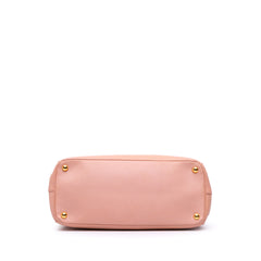 Medium Saffiano Lux Galleria Double Zip Tote