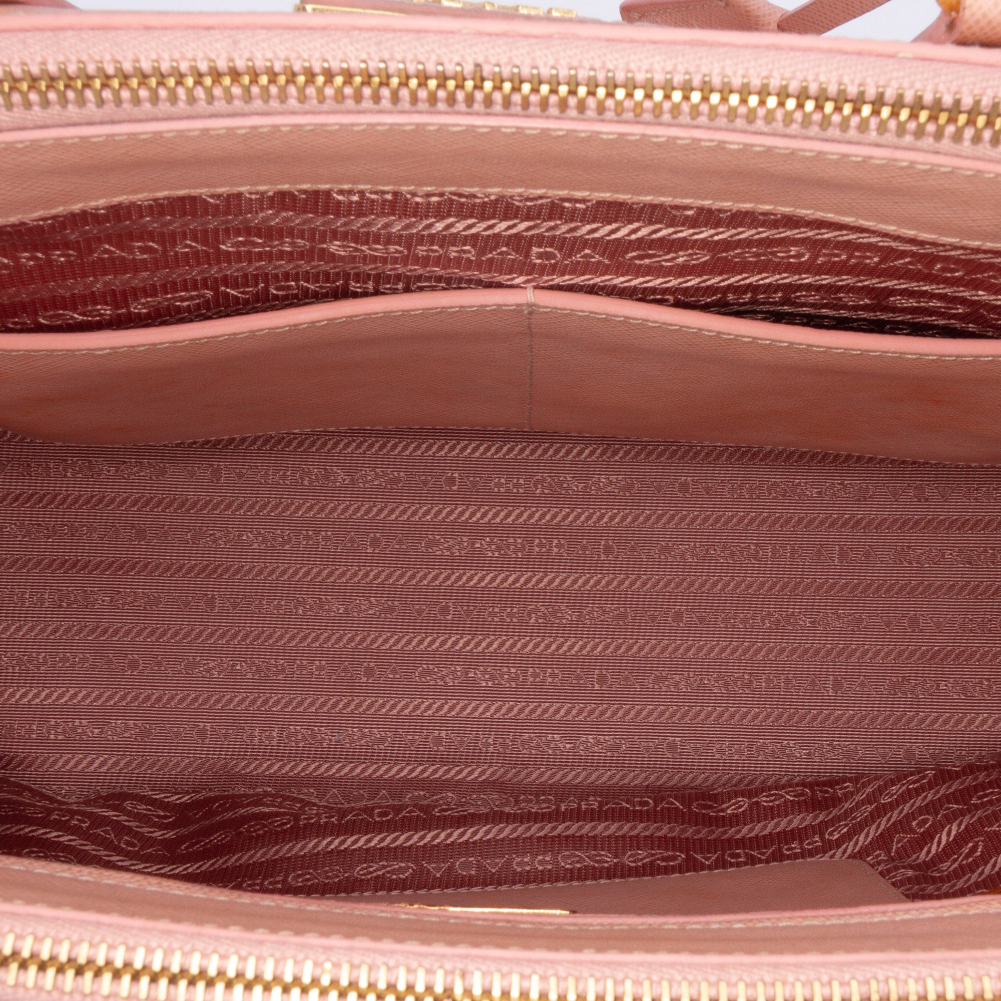 Medium Saffiano Lux Galleria Double Zip Tote